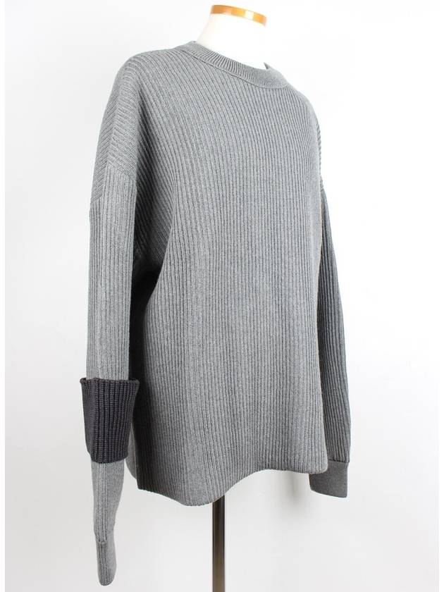 Full jacquard crew neck knit XL - LOUIS VUITTON - BALAAN 6