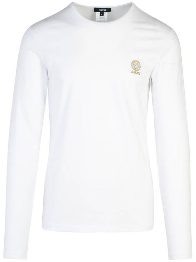 Long sleeve crew neck t-shirt AU101971A10011_A1001 - VERSACE - BALAAN 2