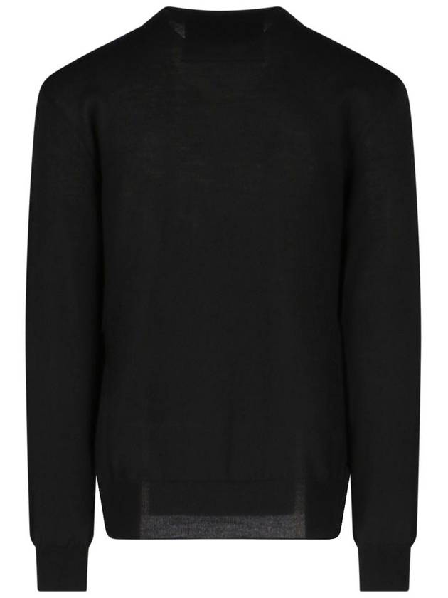 Archetype Crew Neck Wool Knit Top Black - GIVENCHY - BALAAN 3