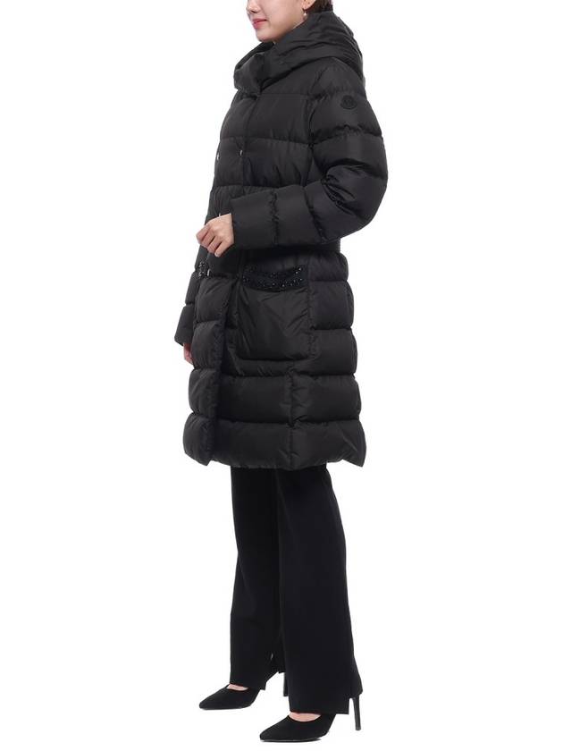 Aubigny Long Padding Black - MONCLER - BALAAN 5