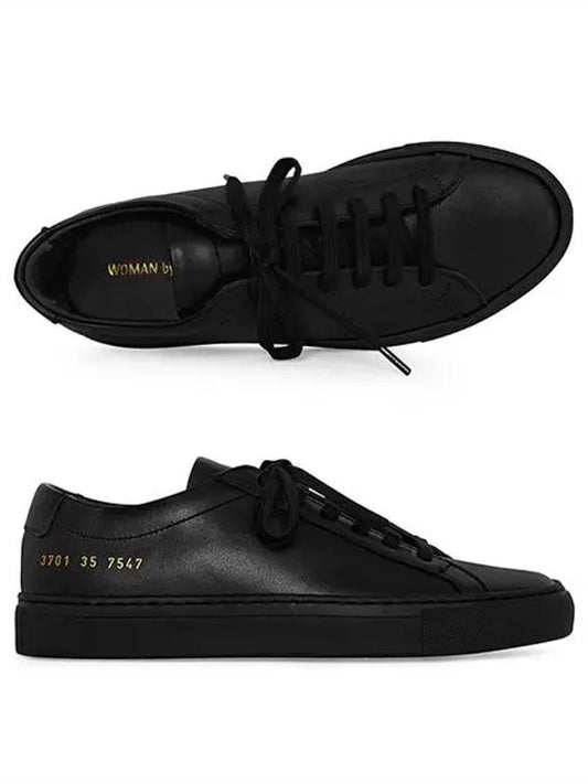 Original Achilles Low Top Sneakers Black - COMMON PROJECTS - BALAAN 2