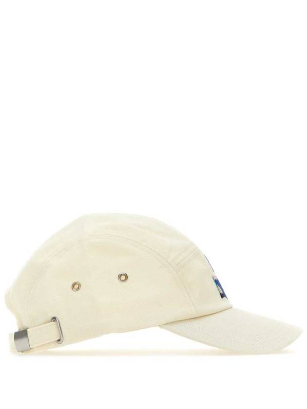 Tyron Embroidered Logo Ball Cap White - ISABEL MARANT - BALAAN 3