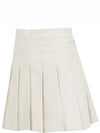 Adina Pleated Skirt Almond Milk - J.LINDEBERG - BALAAN 3