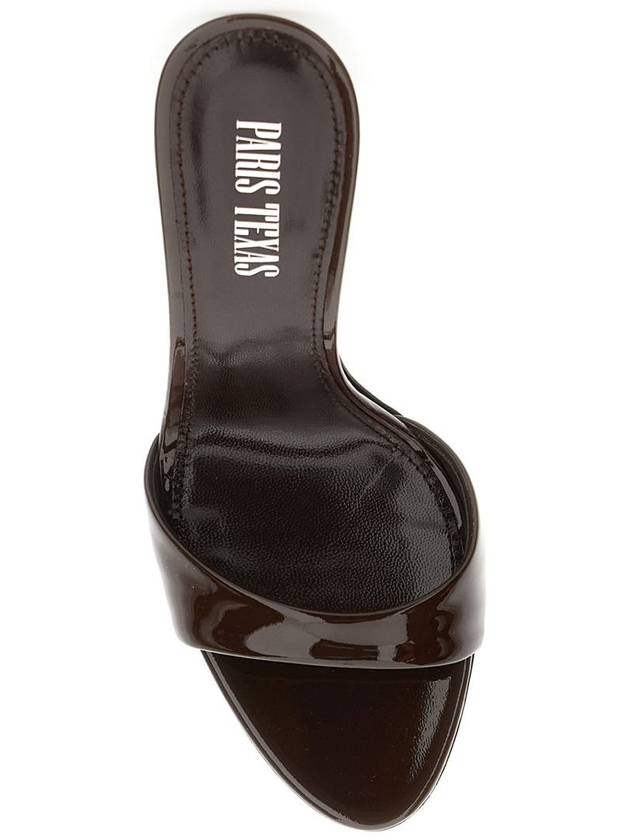 Lidia Mules Heels Brown - PARIS TEXAS - BALAAN 5