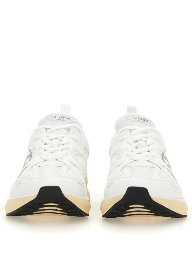 V Logo Low Top Sneakers White - VALENTINO - BALAAN 6