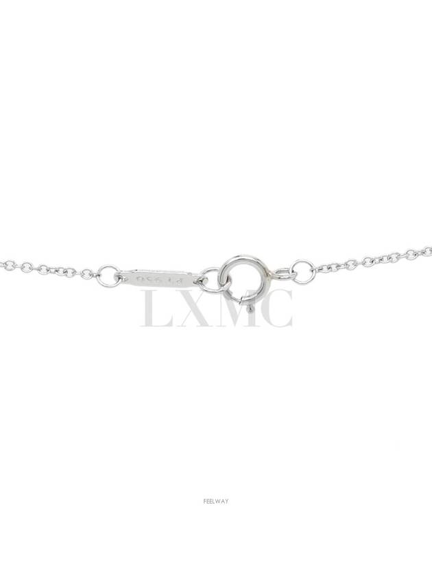 Tiffany Solitaire Platinum 0 46CT Carat Diamond Necklace Length Extension - TIFFANY & CO. - BALAAN 9