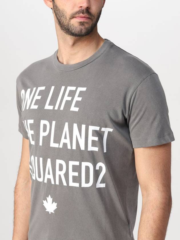 T-shirt One Life One Planet Dsquared2 con stampa - DSQUARED2 - BALAAN 3