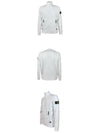 Wappen Side Zipper Pocket Sweatshirt White - STONE ISLAND - BALAAN 5