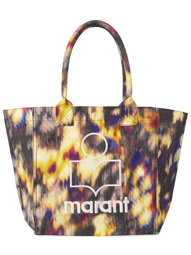 Yenky Logo Print Small Tote Bag Ocher Black - ISABEL MARANT - BALAAN 2