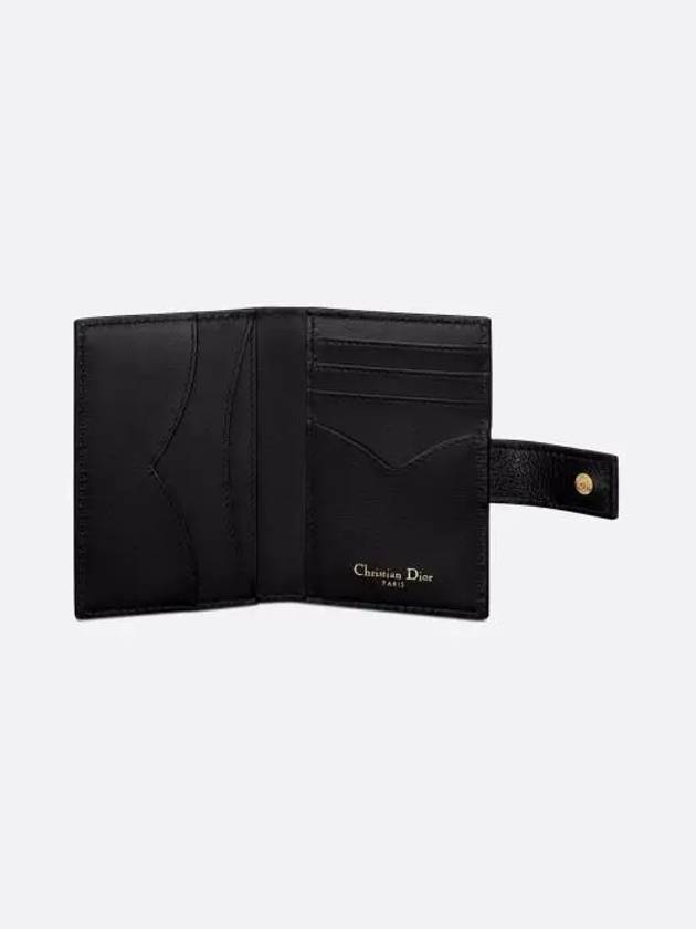 Cargo Vertical Calfskin Card Wallet Black - DIOR - BALAAN 4