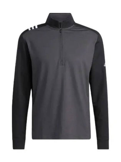 Advantage Half-Zip Long Sleeve T-Shirt Grey - ADIDAS - BALAAN 2