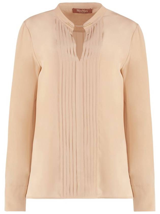 Max Mara Studio Rennes Silk Shirt - MAX MARA - BALAAN 1