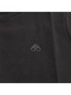 Satellite Logo Detail Crew Neck Short Sleeve T-Shirt Black - MOOSE KNUCKLES - BALAAN 4