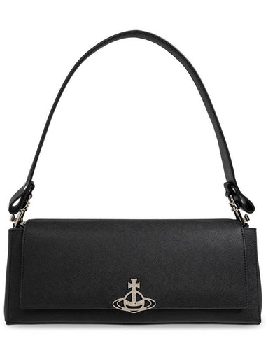 Hazel Large Shoulder Bag Black - VIVIENNE WESTWOOD - BALAAN 1