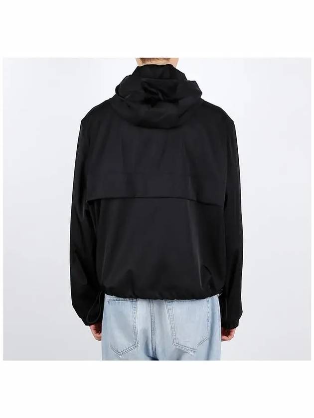 Alexandre Mattiussi Windbreaker Hoodie Black - AMI - BALAAN 5