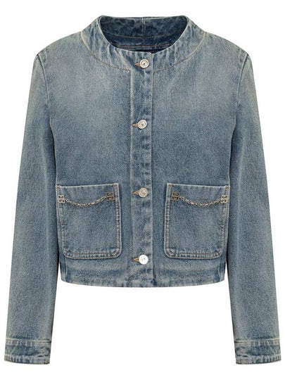 Denim Jacket BW00NB5Y9N420 P24 BLUE - GIVENCHY - BALAAN 2