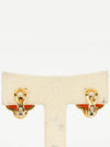 Van Cleef Arpels Vintage Alhambra Earrings Yellow Gold Carnelian 74197 - VANCLEEFARPELS - BALAAN 5