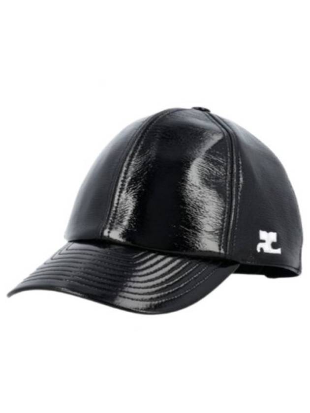 Signature Reedition Vinyl Ball Cap Black - COURREGES - BALAAN 2