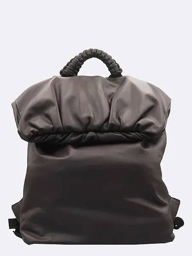 629858 Dark Brown Leather Air Mesh Hydro Pouch Backpack - BOTTEGA VENETA - BALAAN 2