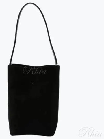 Small N S Park Tote in Suede W1314 L25 BLK Bag - THE ROW - BALAAN 1