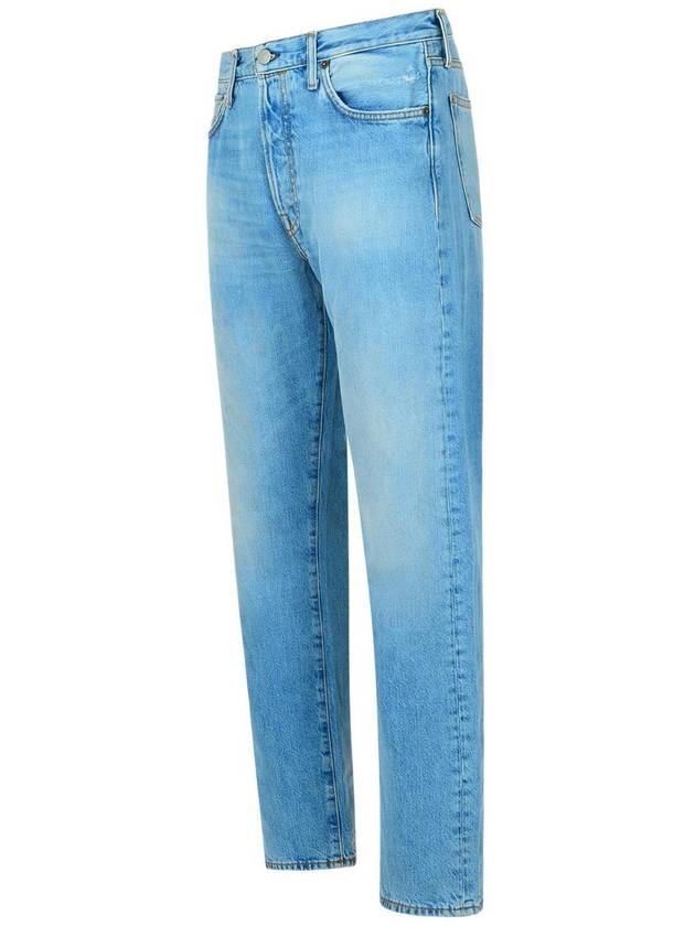 Regular Fit Cotton Jeans Light Blue - ACNE STUDIOS - BALAAN 3