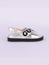 Logo Strap Sandals Silver 738691 AABYB 8149 - GUCCI - BALAAN 2