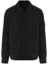 Chrome-R Zip-Up Over Long Sleeve Shirt Black - CP COMPANY - BALAAN 2