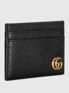 Gold Hardware GG Marmont Card Wallet Black - GUCCI - BALAAN 3