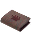 Paisley Card Wallet Brown - ETRO - BALAAN 5