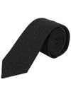 Men's GG Dot Pattern Silk Necktie Black - GUCCI - BALAAN 2