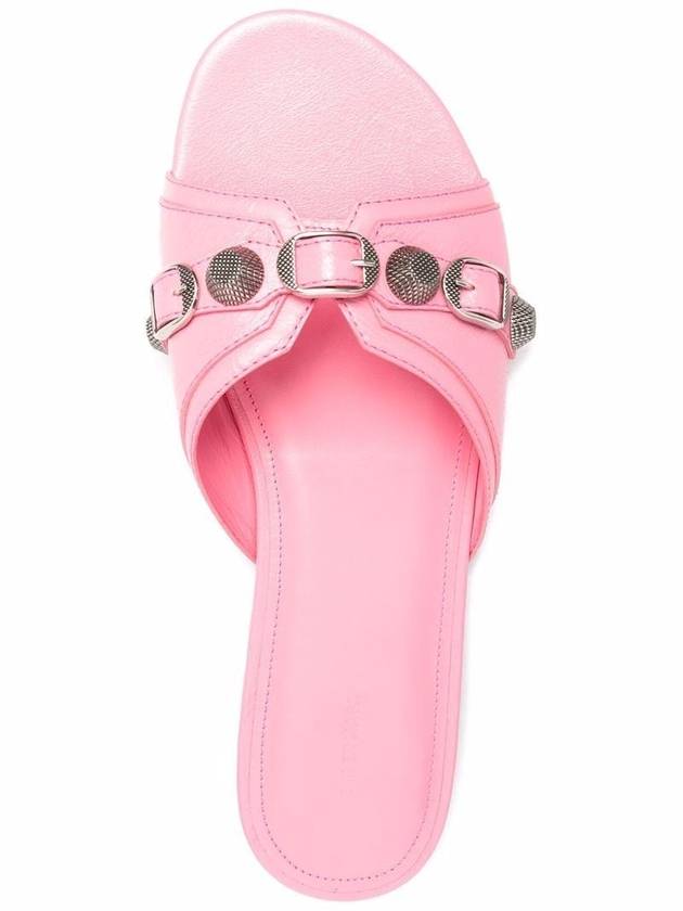 Women's Cargol Lambskin Slippers Pink - BALENCIAGA - BALAAN 5