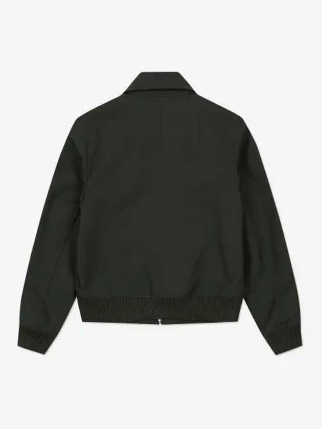 Twill Bomber Jacket Burnt Olive - HELMUT LANG - BALAAN 1