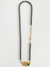 Casted Lace with Black Pearl Bracelet Necklace - ELYONA - BALAAN 3