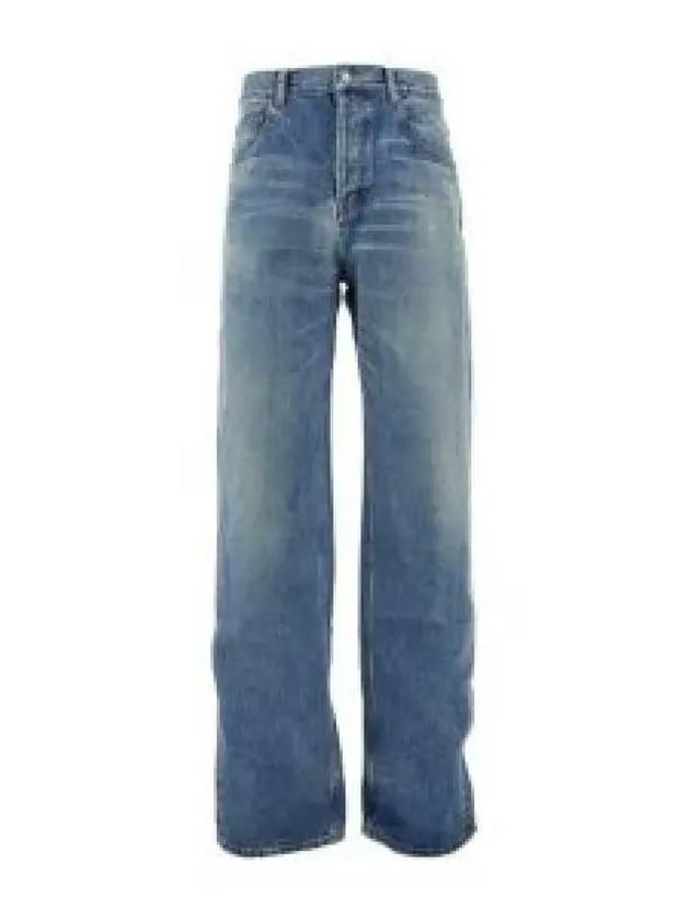 Saint Laurent Mid Rise Baggy Jeans 795394Y13KD 4423 - SAINT LAURENT - BALAAN 2