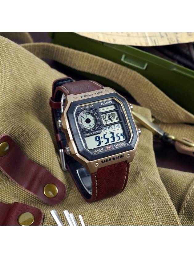 Standard Digital Watch Brown - CASIO - BALAAN 5