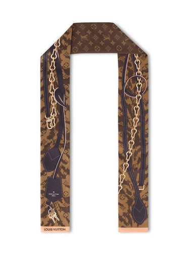 Tigergram Scarf Brown - LOUIS VUITTON - BALAAN 1