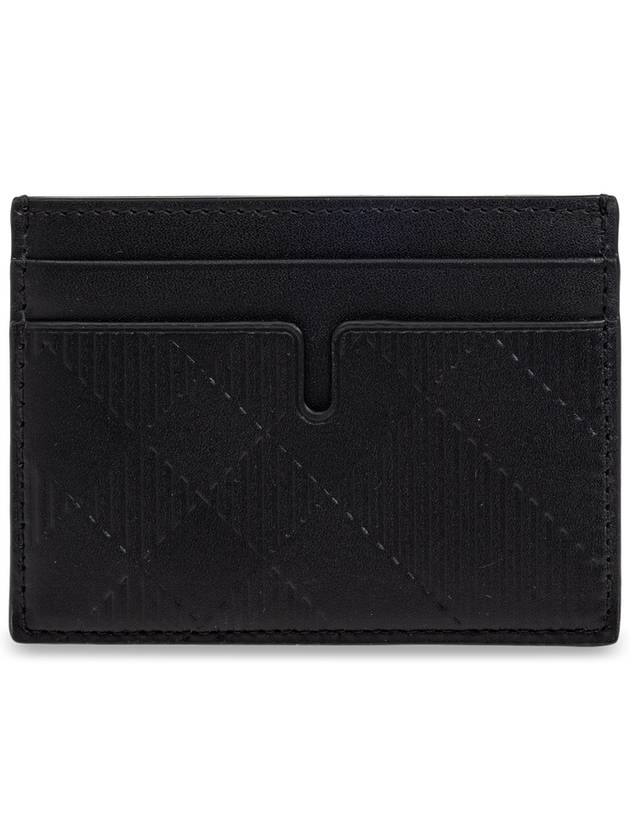 Burberry Leather Card Case Men s Black - BURBERRY - BALAAN 3