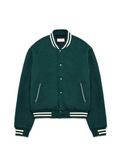 Varsity Jacket Wool Green - ROLLING STUDIOS - BALAAN 2