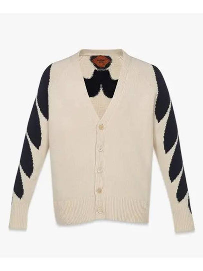 Intarsia Laurel Cardigan MHDESMM02WC - MCM - BALAAN 2