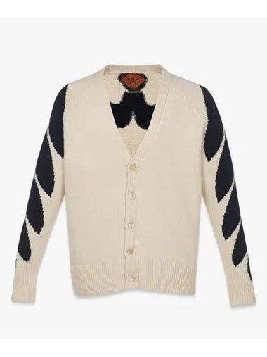 Intarsia Laurel Cardigan MHDESMM02WC - MCM - BALAAN 1