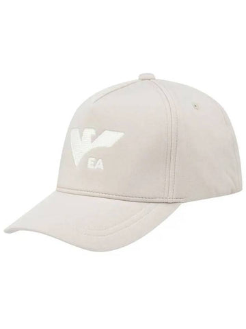 Men s Eagle Embroidery Soft Ball Cap Cream - EMPORIO ARMANI - BALAAN 1