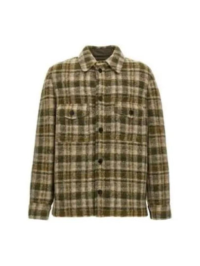 Kevron Check Wool Jacket Green - ISABEL MARANT - BALAAN 2