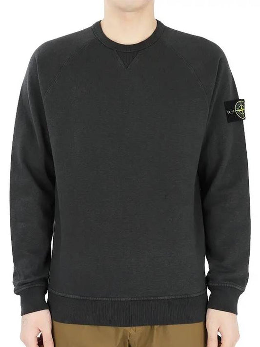 OLD Treatment Waffen Patch Crew Neck Sweatshirt Grey - STONE ISLAND - BALAAN 2