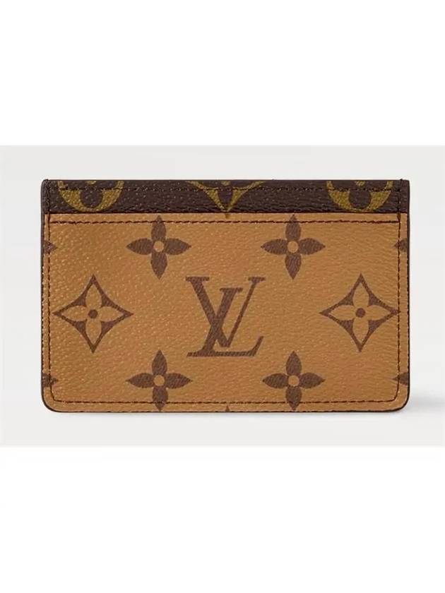 Monogram Reverse Canvas Card Wallet Brown - LOUIS VUITTON - BALAAN 2