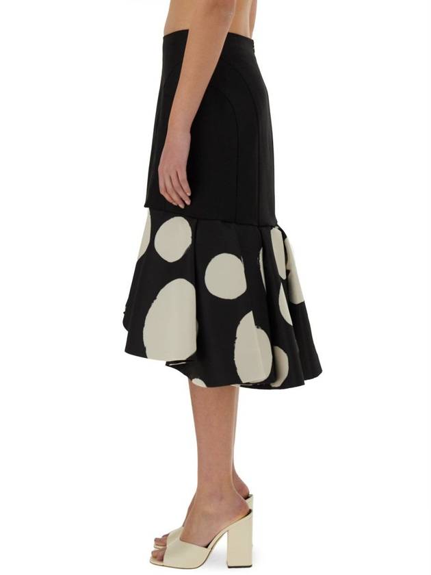 Nina Ricci Midi Skirt With Double Ruffles - NINA RICCI - BALAAN 4