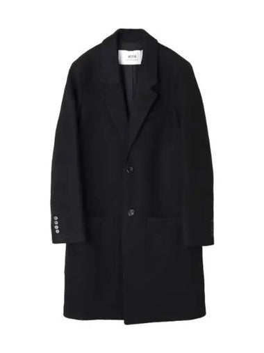 single breasted wool coat - AMI - BALAAN 1