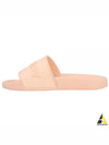 Women's Embossed Logo Slippers Peach Pink - BURBERRY - BALAAN 2