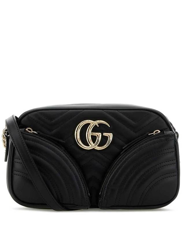 GG Marmont Small Cross Bag Black - GUCCI - BALAAN 2