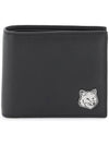 Men's Fox Head Half Wallet Black - MAISON KITSUNE - BALAAN 2