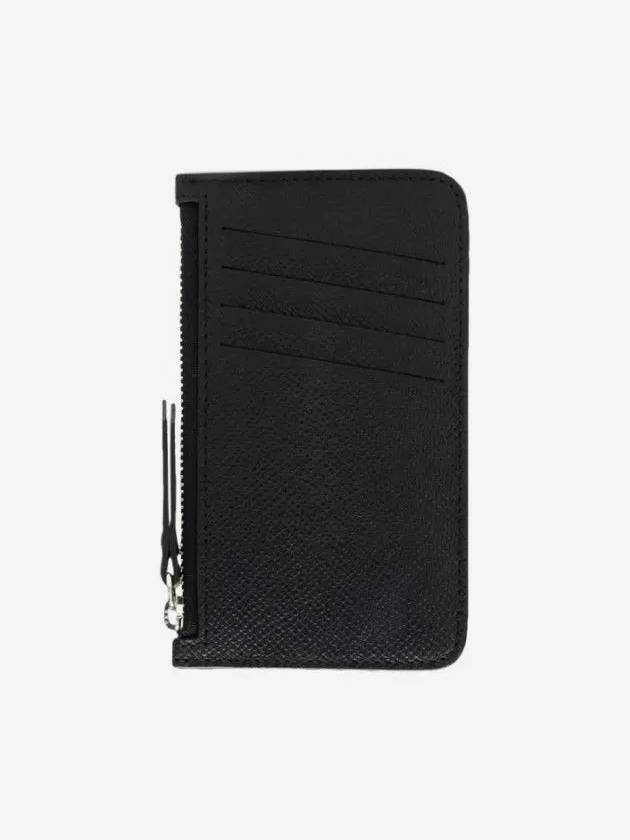 Stitch Zipper Card Wallet Black - MAISON MARGIELA - BALAAN 5